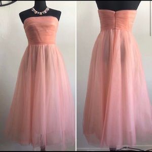 blush tulle dress nwt!!